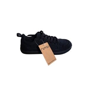 NWT Rutsu Original Barefoot Sneakers Low Black Minimalist Shoes Women's 8